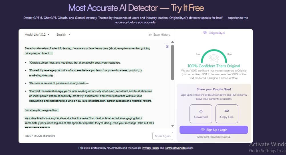 RyRob AI Review: Kann es die Erstellung von Inhalten beschleunigen? RyRob AI Review
