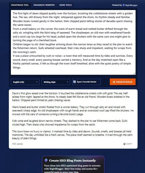 RyRob AI Review: Kann es die Erstellung von Inhalten beschleunigen? RyRob AI Review