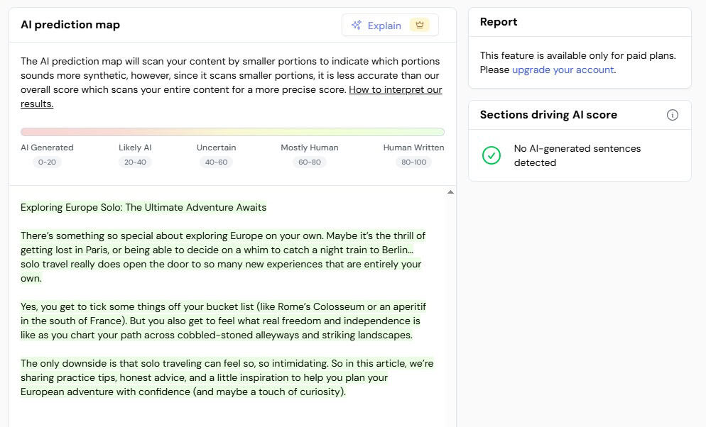 Обзор Winston AI: может ли он точно распознавать текст, написанный искусственным интеллектом? 9 Обзор Winston AI: может ли он точно распознавать текст, написанный искусственным интеллектом? Обзор Winston AI