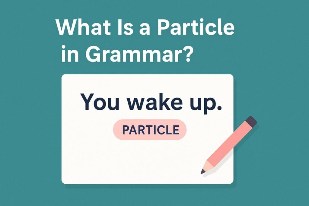 What Is a Particle in Grammar? Simple Definition & Examples what is a particle in grammar