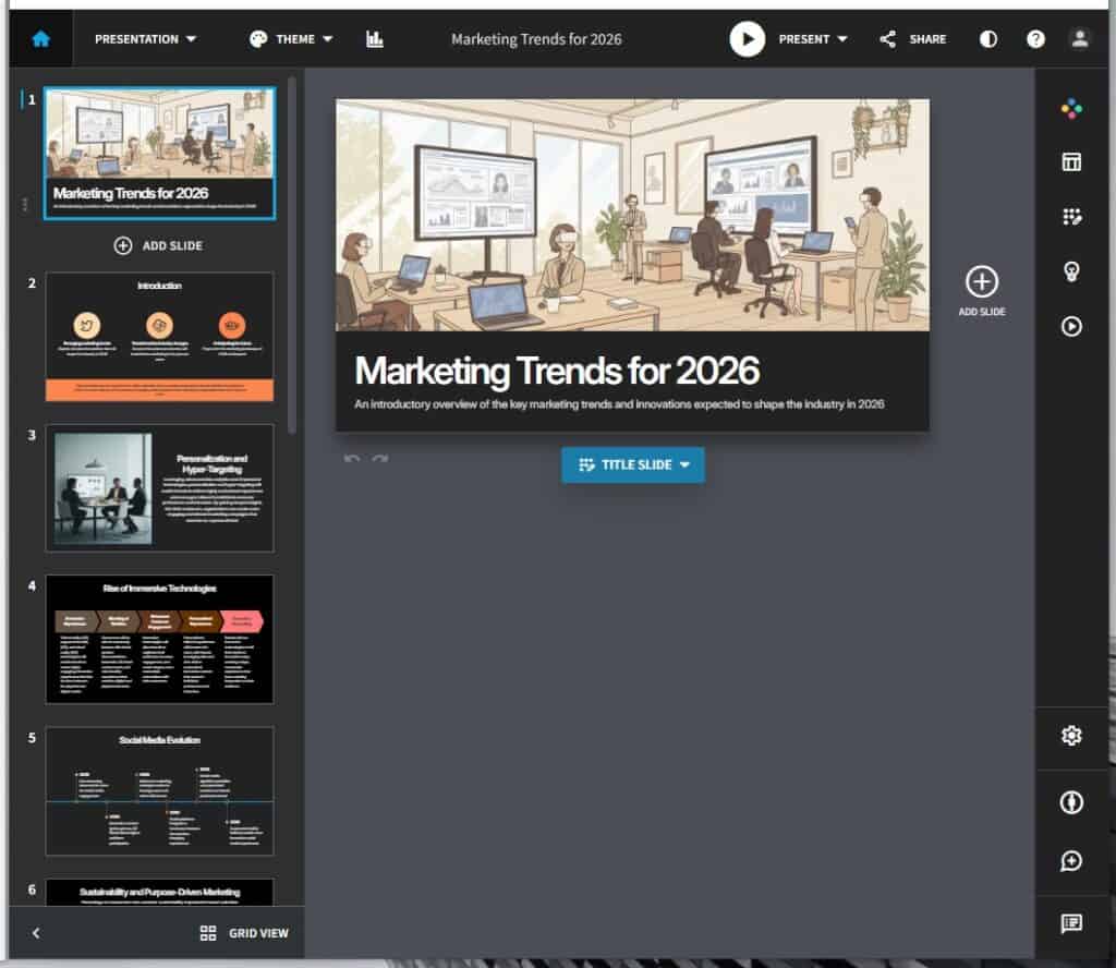 Огляд Beautiful AI: чи підходить він для бізнес-презентацій? Огляд Beautiful AI