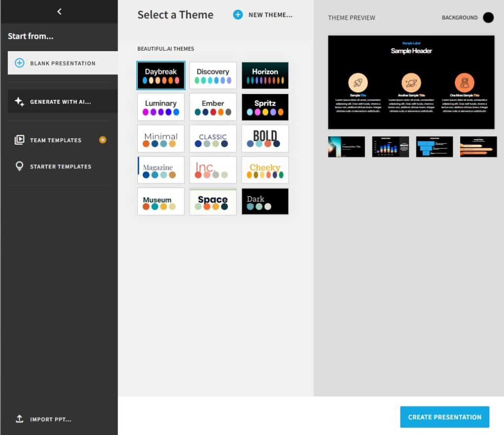 Огляд Beautiful AI: чи підходить він для бізнес-презентацій? Огляд Beautiful AI