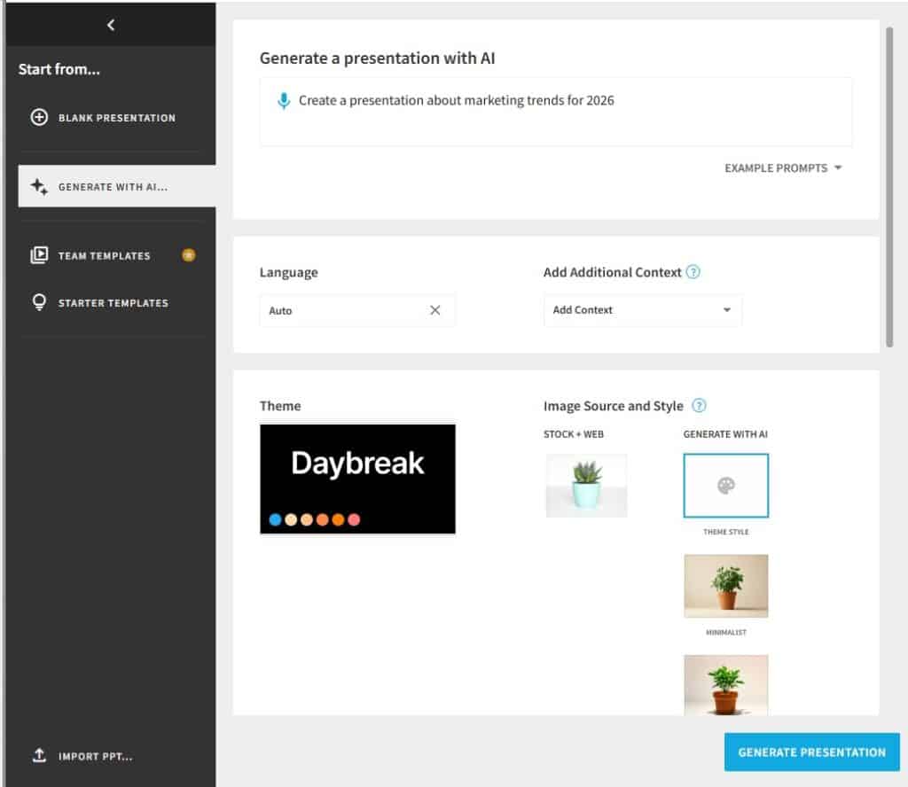Огляд Beautiful AI: чи підходить він для бізнес-презентацій? Огляд Beautiful AI