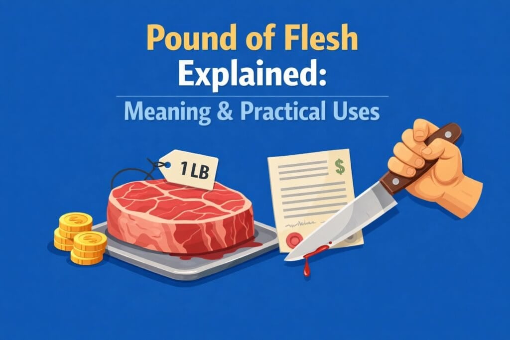 Wyjaśnienie funta mięsa: Znaczenie i praktyczne zastosowania 4 Ilustracja przedstawiająca Pound of Flesh