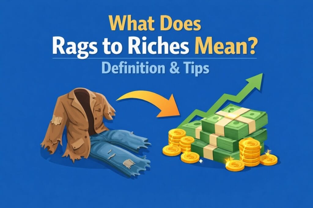 Co to znaczy Rags to Riches? Definicja i wskazówki 4 Co oznacza przemiana szmat w bogactwo? Definicja i wskazówki od szmat do bogactwa