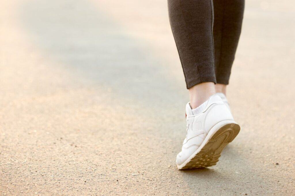 Sport woman in the street