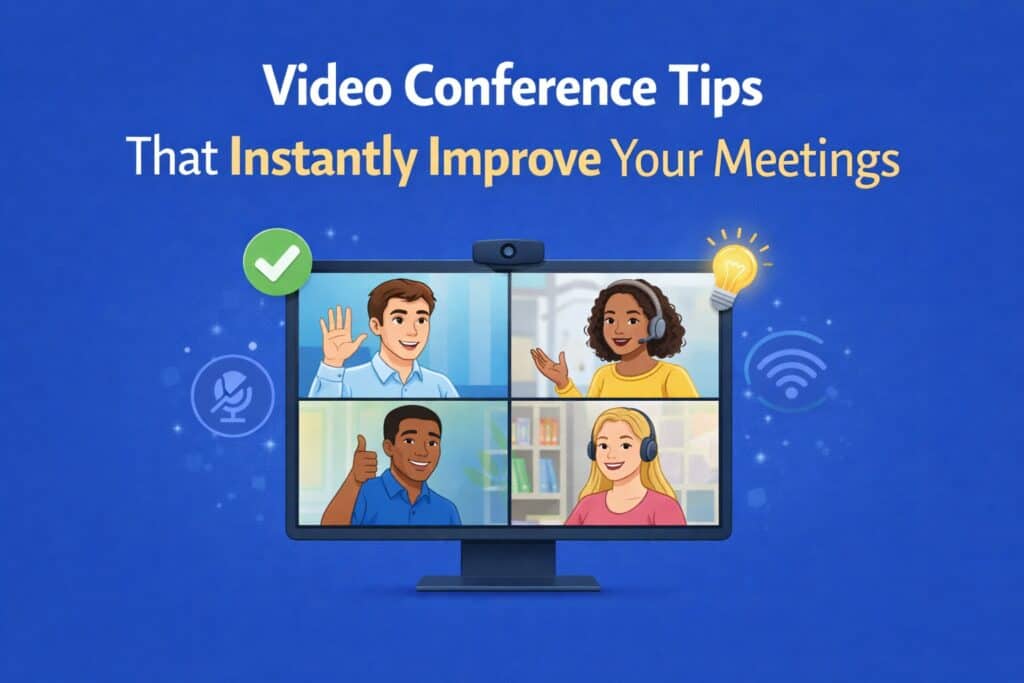 ビデオ会議のヒントは即座にあなたの会議を改善する ビデオ会議のヒント