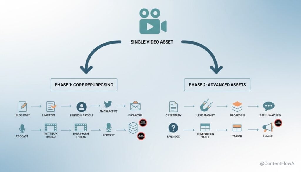 How to Scale Content Creation With One Youtube Video how to scale content creation