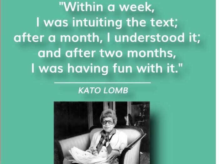 6 dicas de aprendizagem de línguas para principiantes 2 Citação de Kato Lomb