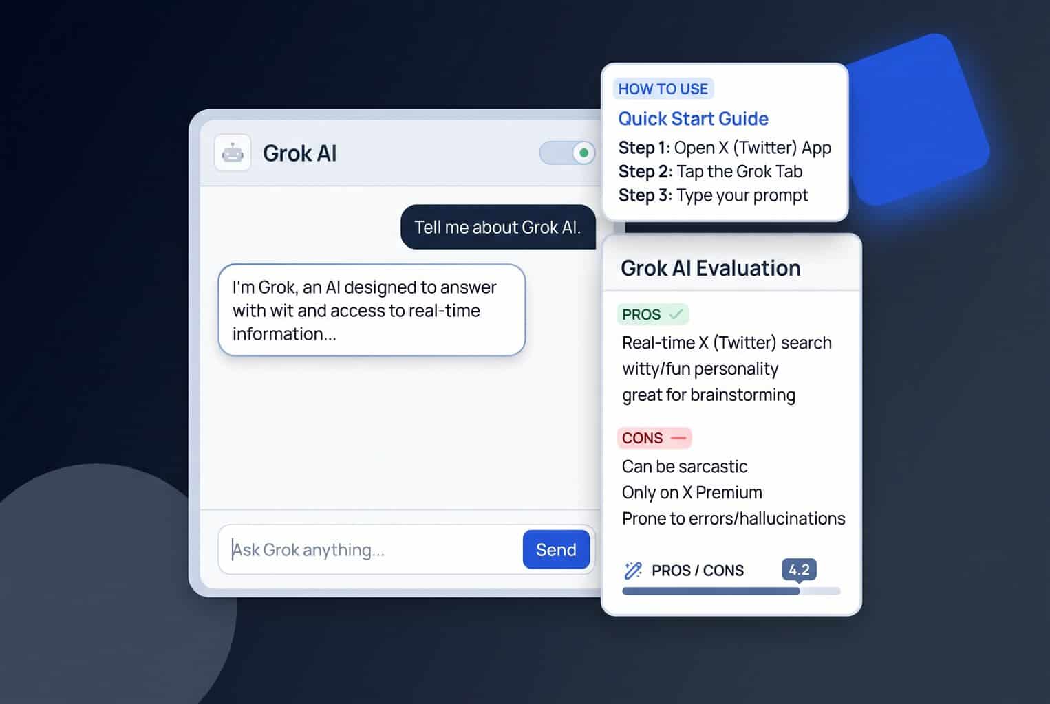 Grok AI Review: Pros, Cons, and How to Use It
