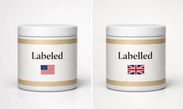 Labelled lub Labeled: Której pisowni użyć? Oznaczony lub etykietowany