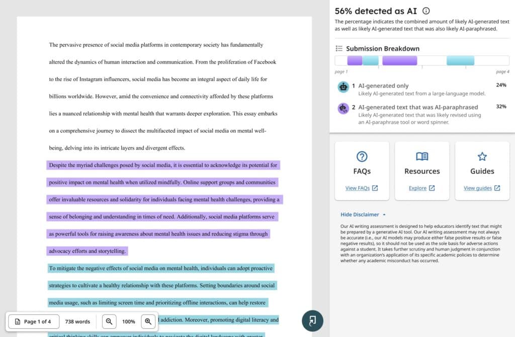 technology uses color-coding