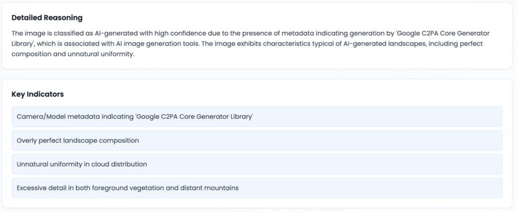 How To Check If A Photo Is Real Or AI-Generated For Free photo is real