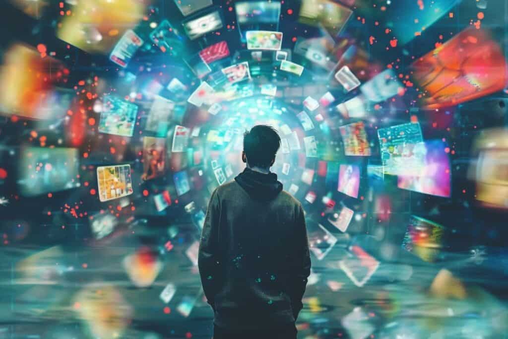 Digital marketing poster campaign influence