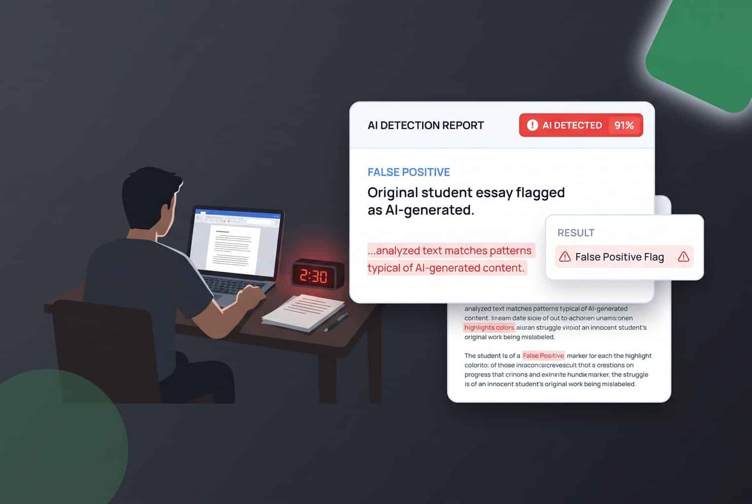 Understanding and Avoiding AI Detection False Positives