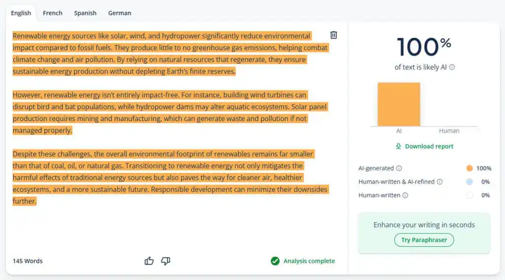 Revisión de Twixify AI: ¿Puede realmente engañar a los detectores de IA? 9 Revisión de Twixify AI: ¿Puede realmente engañar a los detectores de IA? twixify