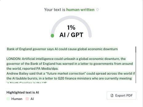 How to Tell If a News Article Was Written by AI news article written by ai