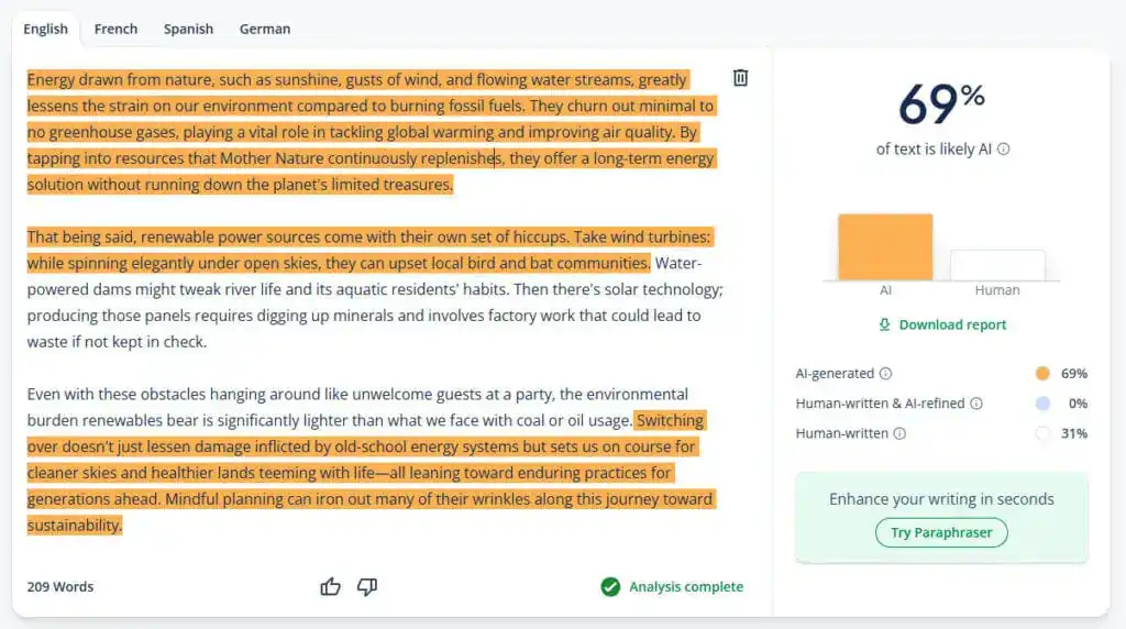 Revisión de Twixify AI: ¿Puede realmente engañar a los detectores de IA? 13 Revisión de Twixify AI: ¿Puede realmente engañar a los detectores de IA? twixify