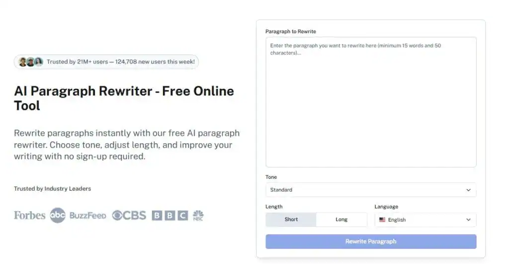 Undetectable AI's AI Paragraph Rewriter
