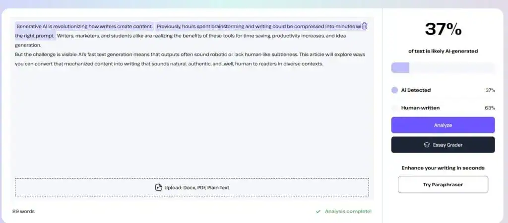 EduWriter AI Review: Wie genau und hilfreich ist es für Aufsätze? 8 EduWriter AI Review: Wie genau und hilfreich ist es für Aufsätze? eduwriter ai review