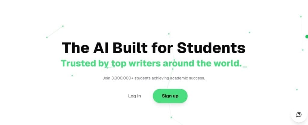 Caktus AI screenshot showing AI Build for Students interface and features