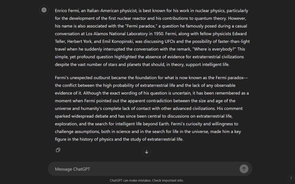A summarized result of the article by ChatGPT