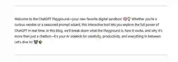 ChatGPT Playground: What It Is & How to Use It chat gpt playground