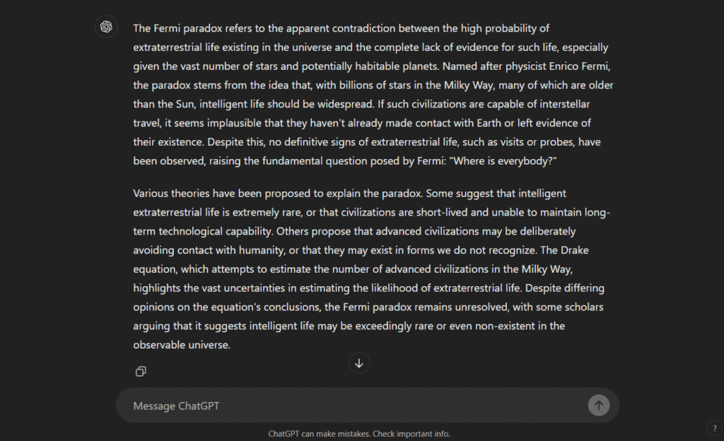 A detailed summarized result of an article by ChatGPT
