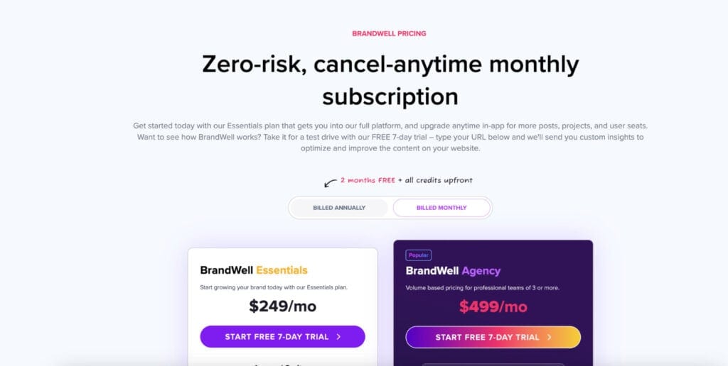 Content at Scale Pricing