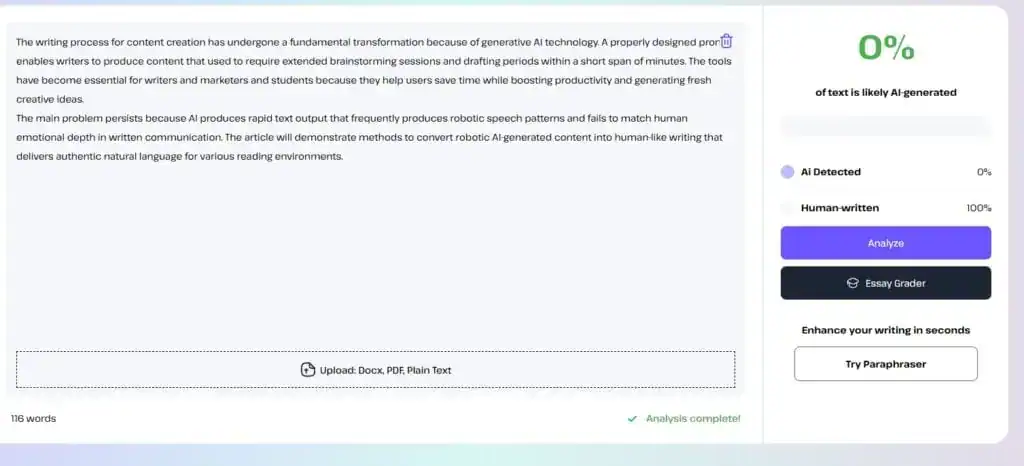 EduWriter AI Review: Wie genau und hilfreich ist es für Aufsätze? 11 EduWriter AI Review: Wie genau und hilfreich ist es für Aufsätze? eduwriter ai review