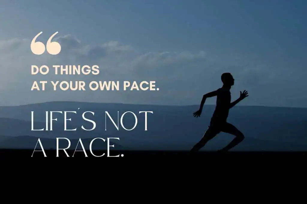 Explicación de las comillas: Cuándo y cómo utilizarlas 5 Motivation quote life is not race 2