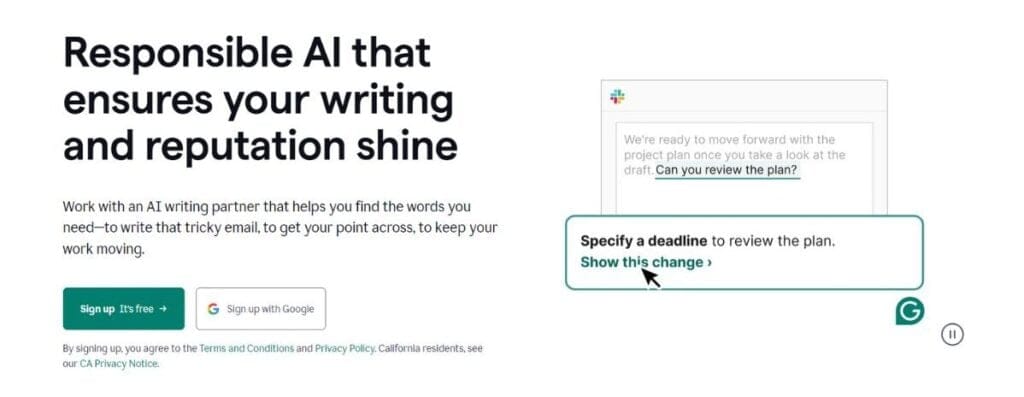 Grammarly - Best suited for writers, bloggers, and general users