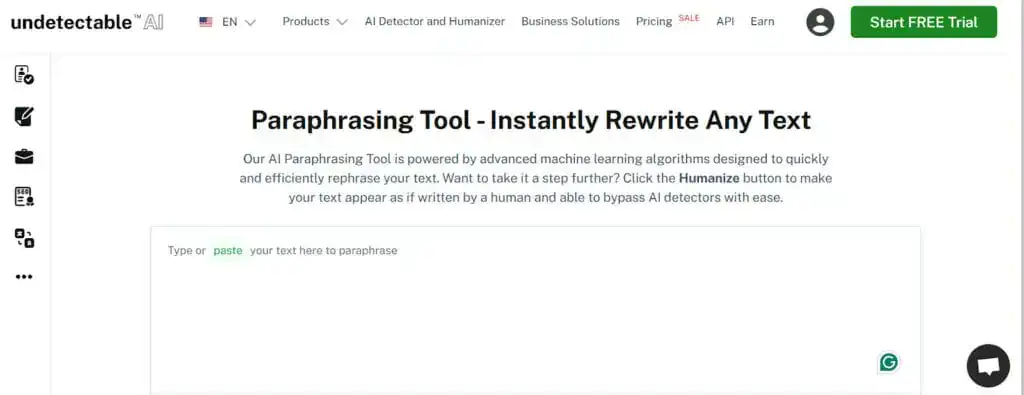 Using our AI Paraphraser, you can quickly change long words or sentences without losing their meaning.