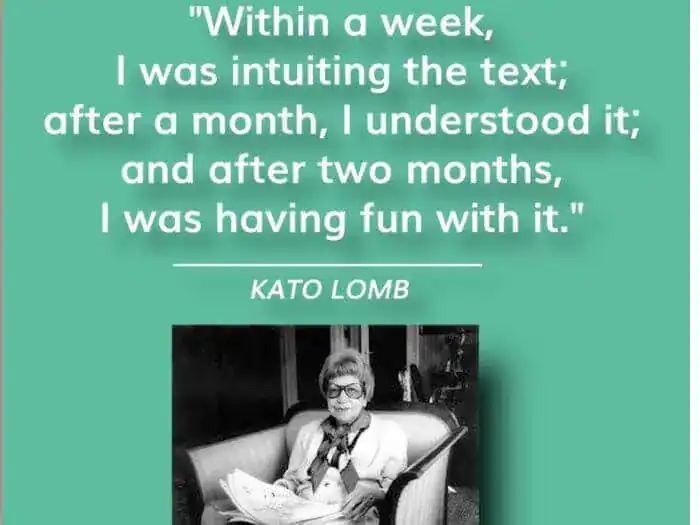 Kato Lomb quote