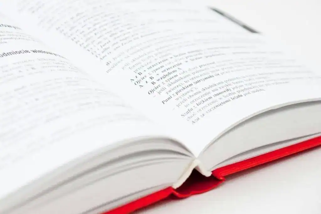 Close-up of Open Book