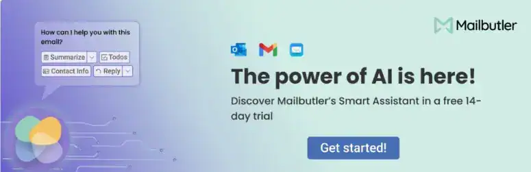Mailbutler's Smart Assistant