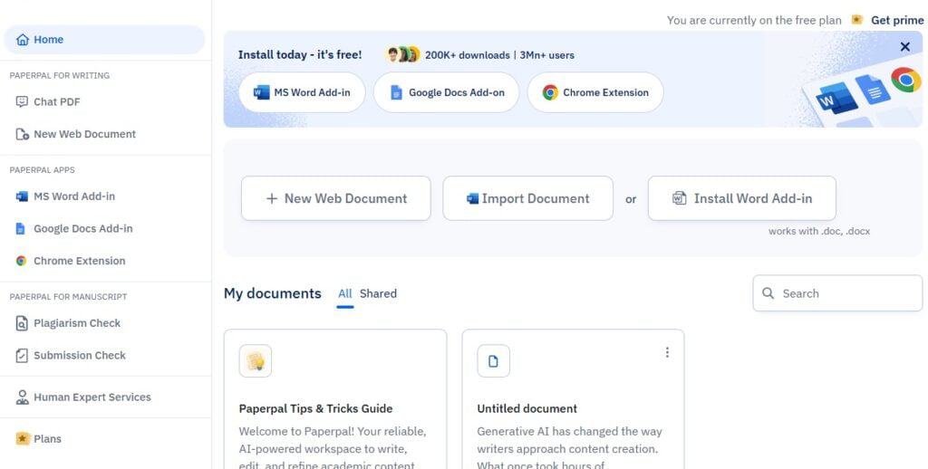 Paperpal AI review page screenshot showing tool overview and features