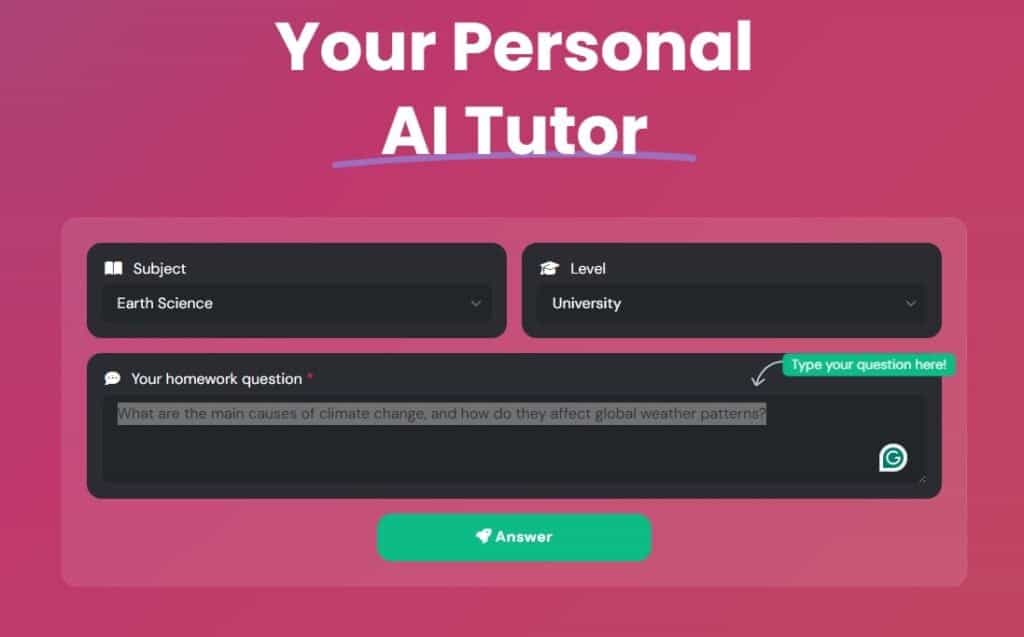 StudyMonkey homepage screenshot