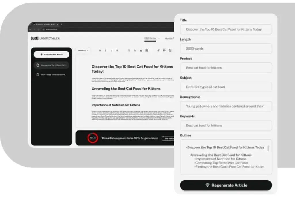 Undetectable AI SEO Content Writer