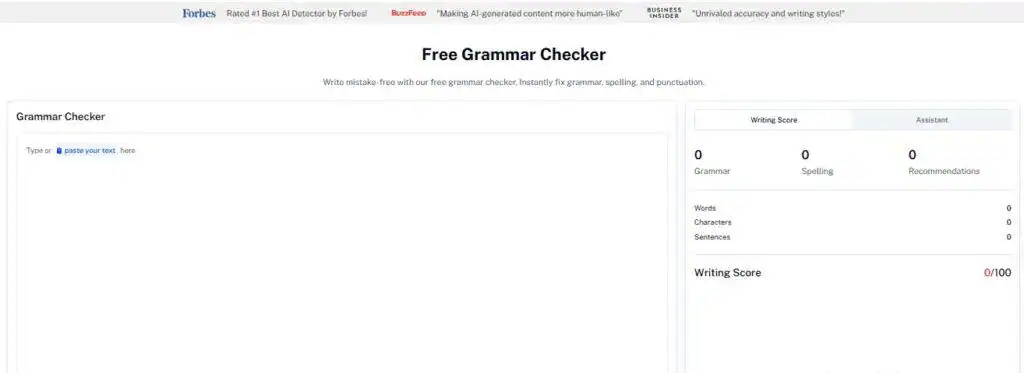 Undetectable AI's Grammar Checker