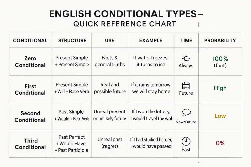 What Are Conditionals? Types, Grammar Rules & Examples conditionals