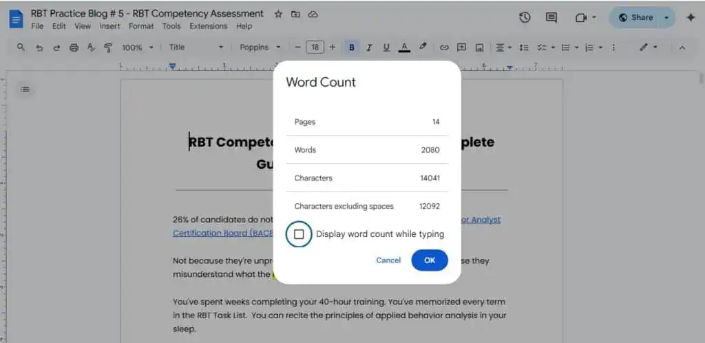 How to See Word Count on Google Docs google docs