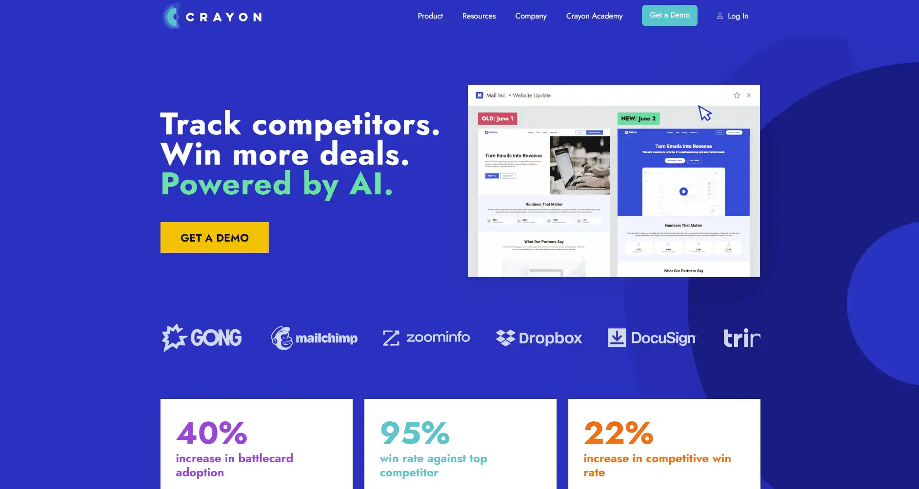 Crayon homepage