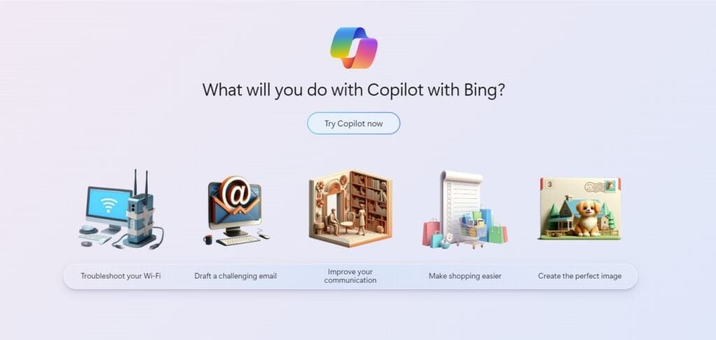 As 10 melhores ferramentas de produtividade com IA para fazer mais em 2025 8 Microsoft Copilot AI (anteriormente "Bing AI")