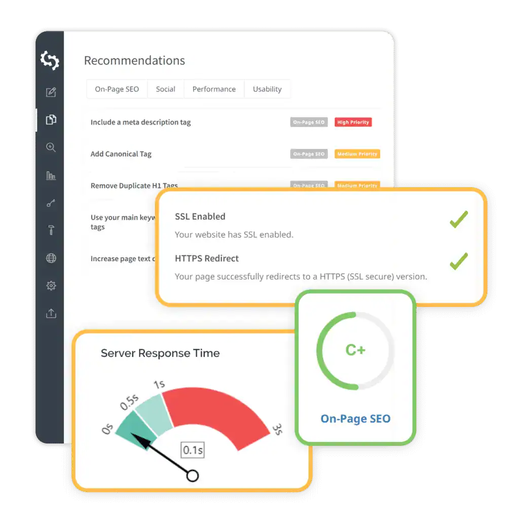 SEOptimer Überprüfung: Vollständige SEO Tool Breakdown 5 On-Page SEO Audit Bildschirmfoto